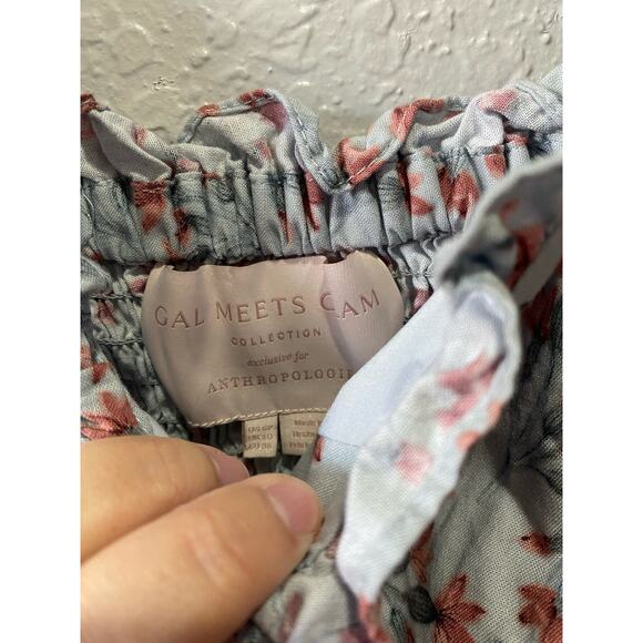 Gal Meets Glam Anthropologie Marianna Floral Dress Sz 6P - Picture 6 of 9